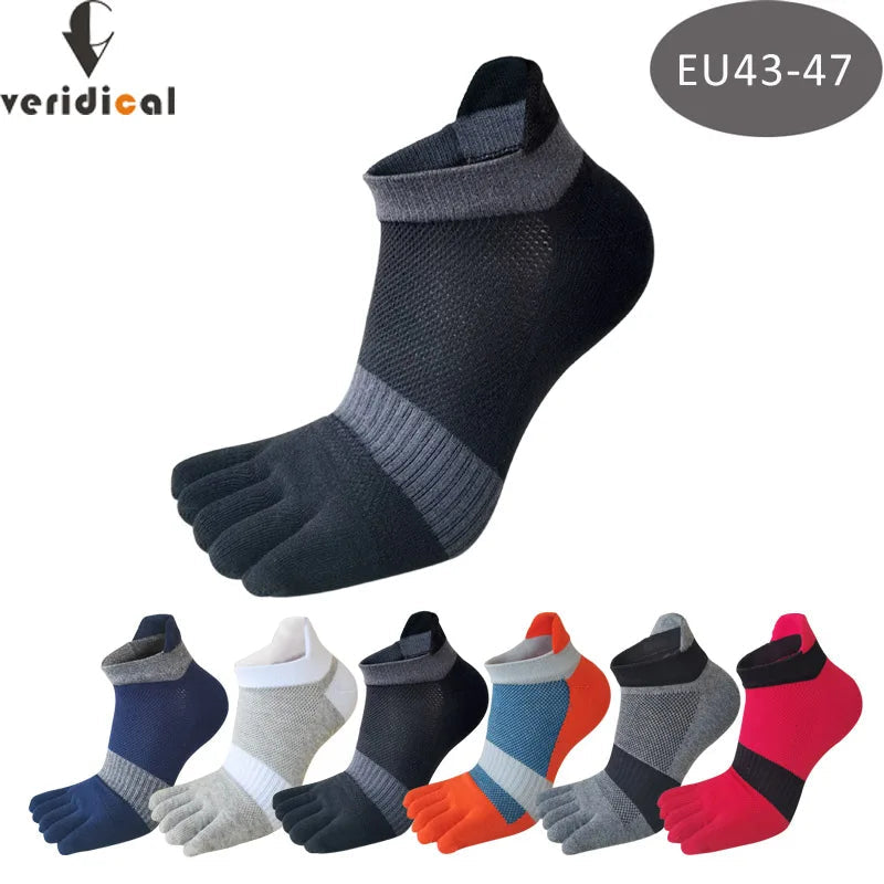 Men’s Toe Socks — Breathable Low-Cut Socks with Toe Separation Design