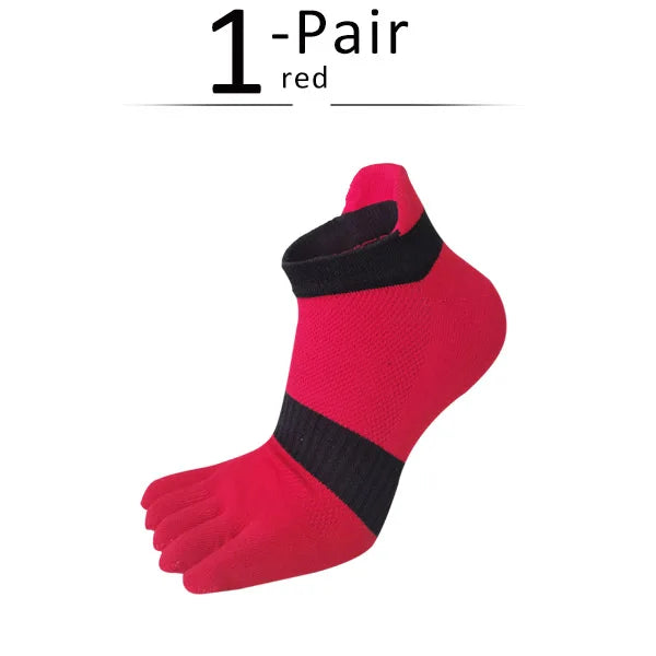 Men’s Toe Socks — Breathable Low-Cut Socks with Toe Separation Design