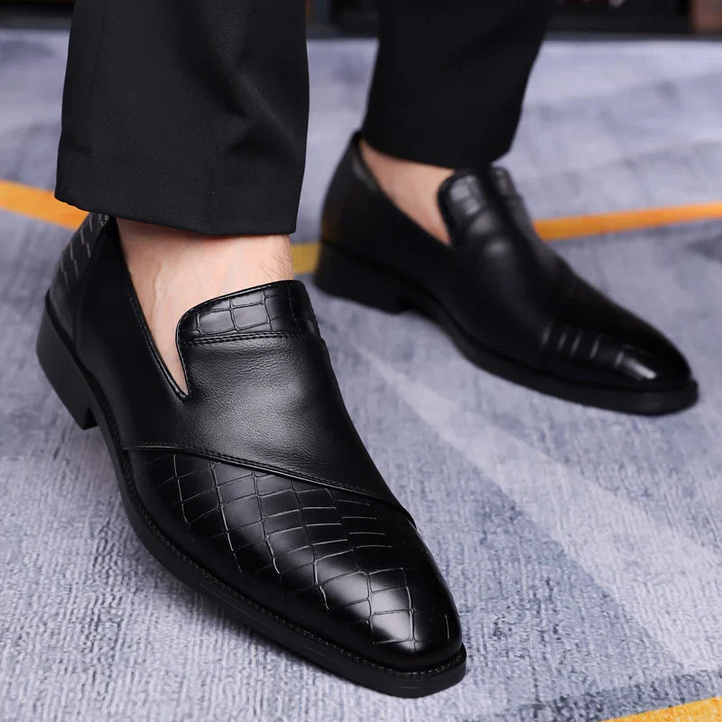Harlentz Slip-On Loafers | Full-Grain Leather