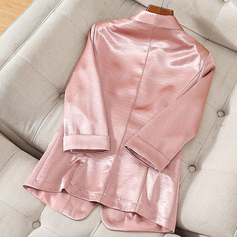 Silvana Women's Blazer | 100% Pure Silk, Tailored Fit