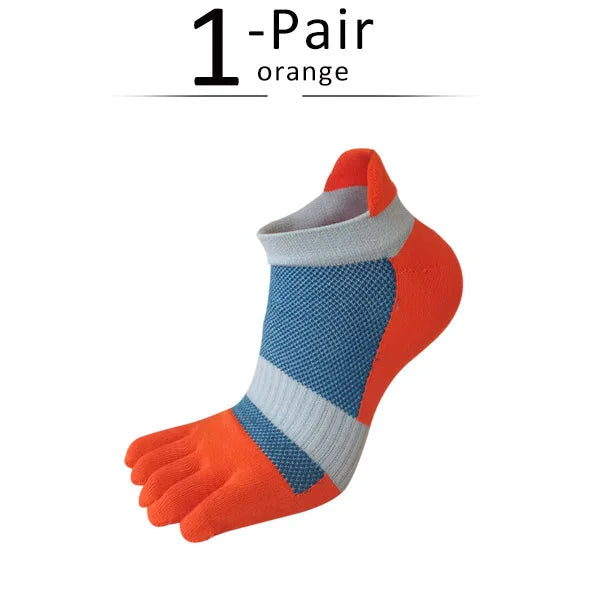Men’s Toe Socks — Breathable Low-Cut Socks with Toe Separation Design