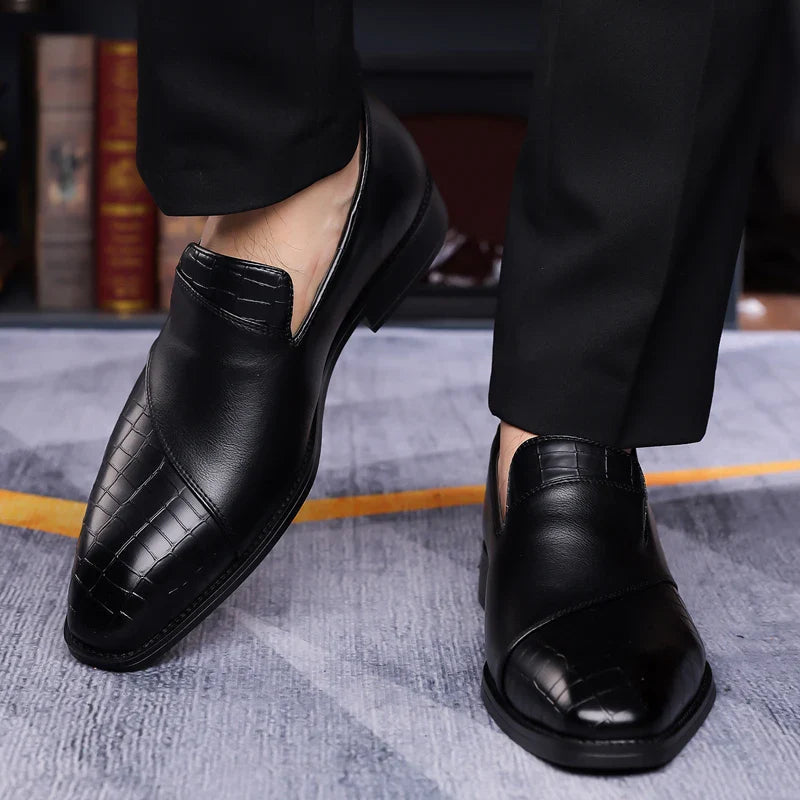 Harlentz Slip-On Loafers | Full-Grain Leather