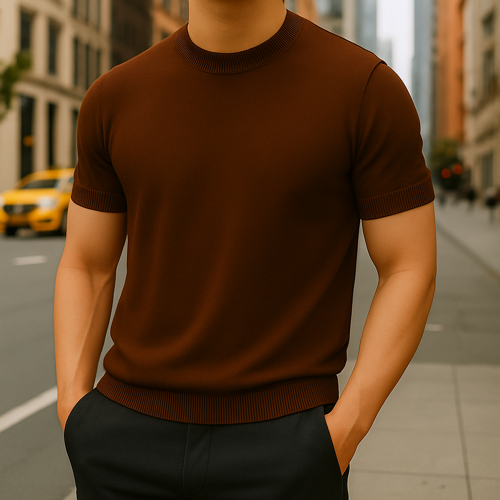 Meri Men's Fitted Tee | Merino Wool Blend