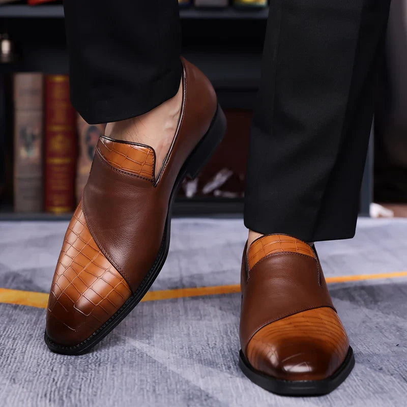 Harlentz Slip-On Loafers | Full-Grain Leather
