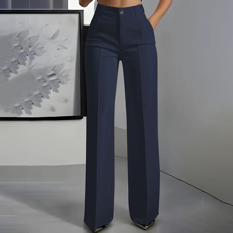Elysia Wide Leg Pants | High-Waisted, Wrinkle-Resistant, Women’s Palazzo Trousers 13