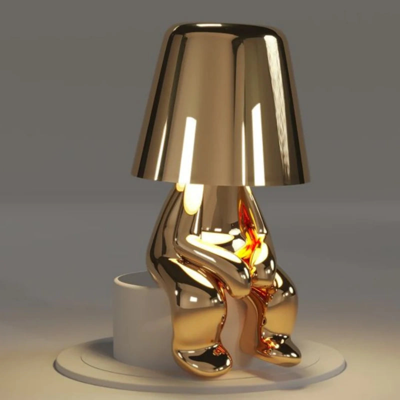 RayDude Artistic Lamp | Dimmable, Rechargeable Resin Design 18