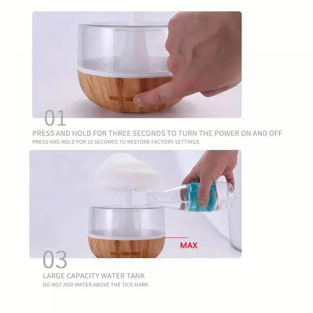 Rain Cloud Humidifier & Night Light