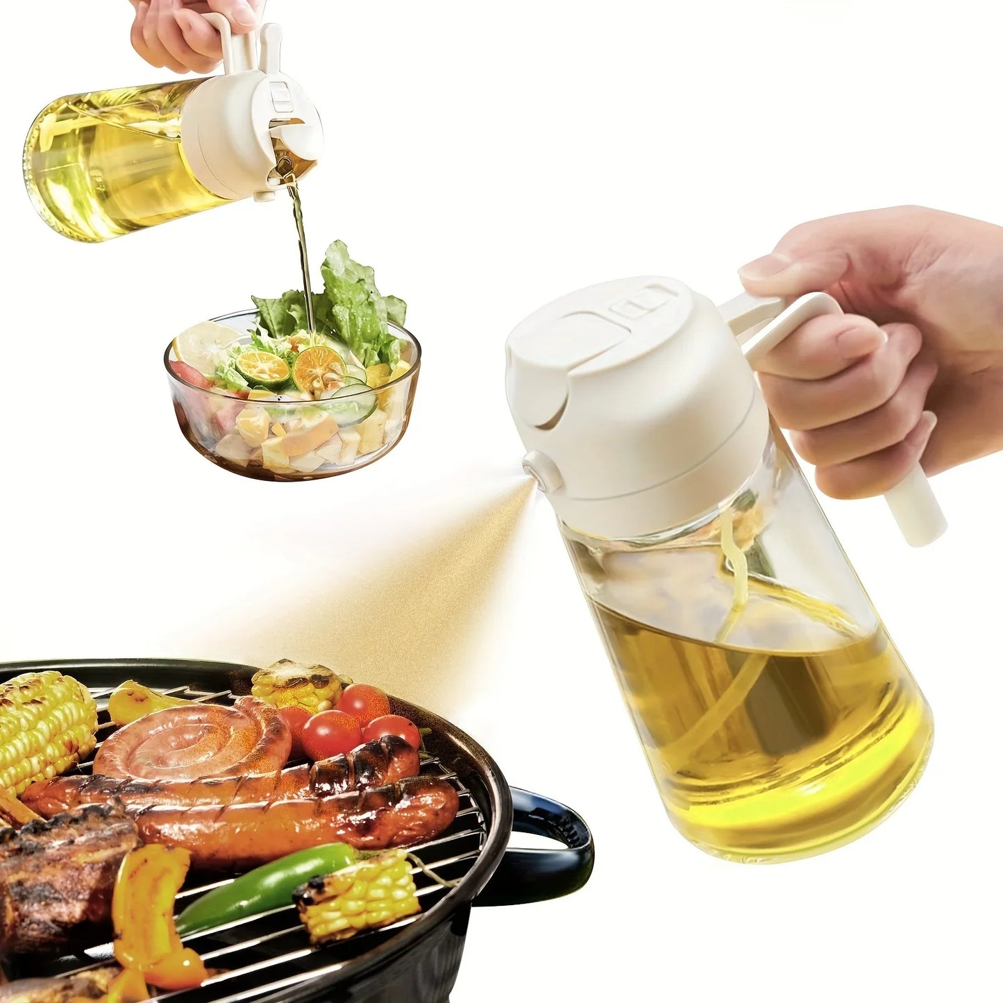 Glass Oil Sprayer & Dispenser