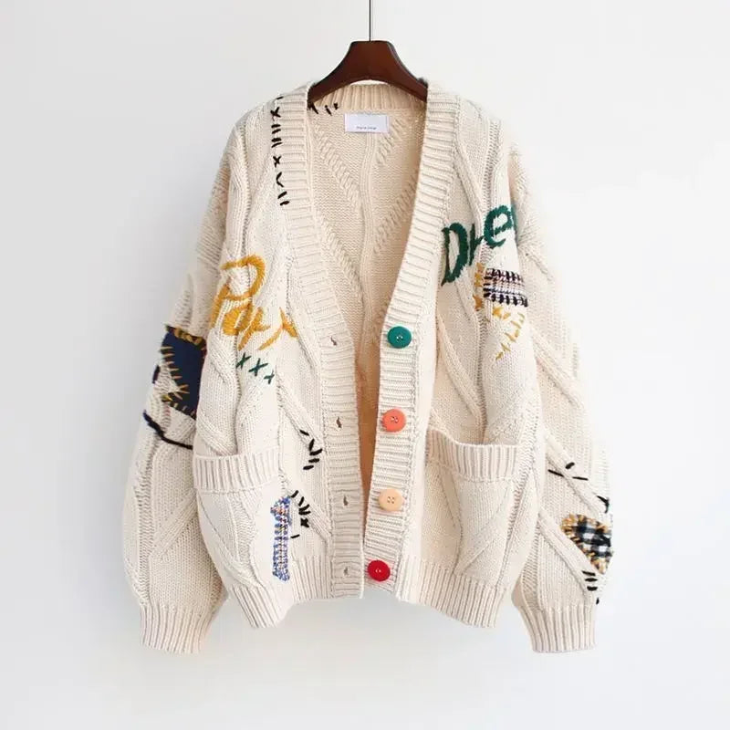 Patchwork Cardigan™ — Own Every Room with Unmatched Softness and Bold Style