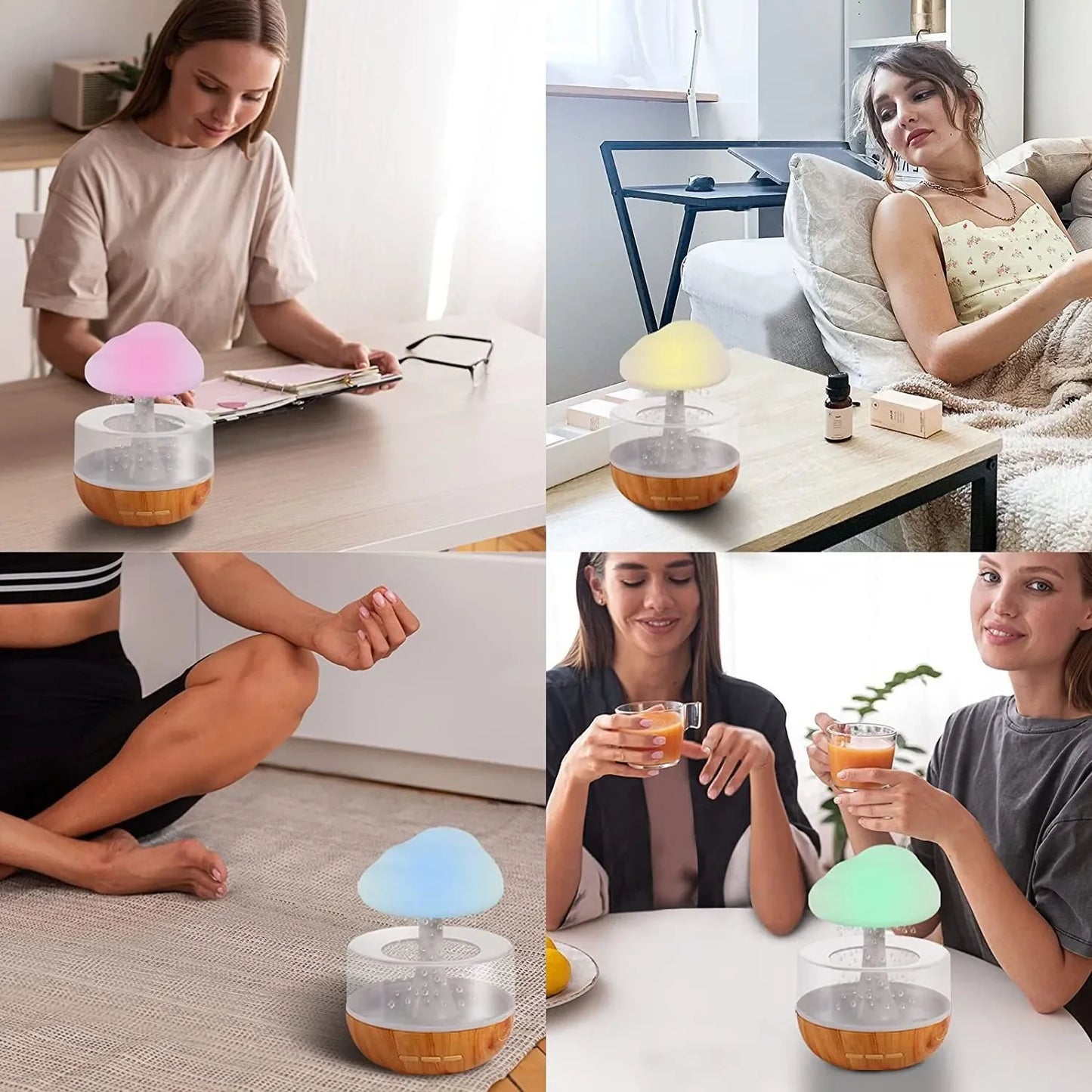 Rain Cloud Humidifier & Night Light