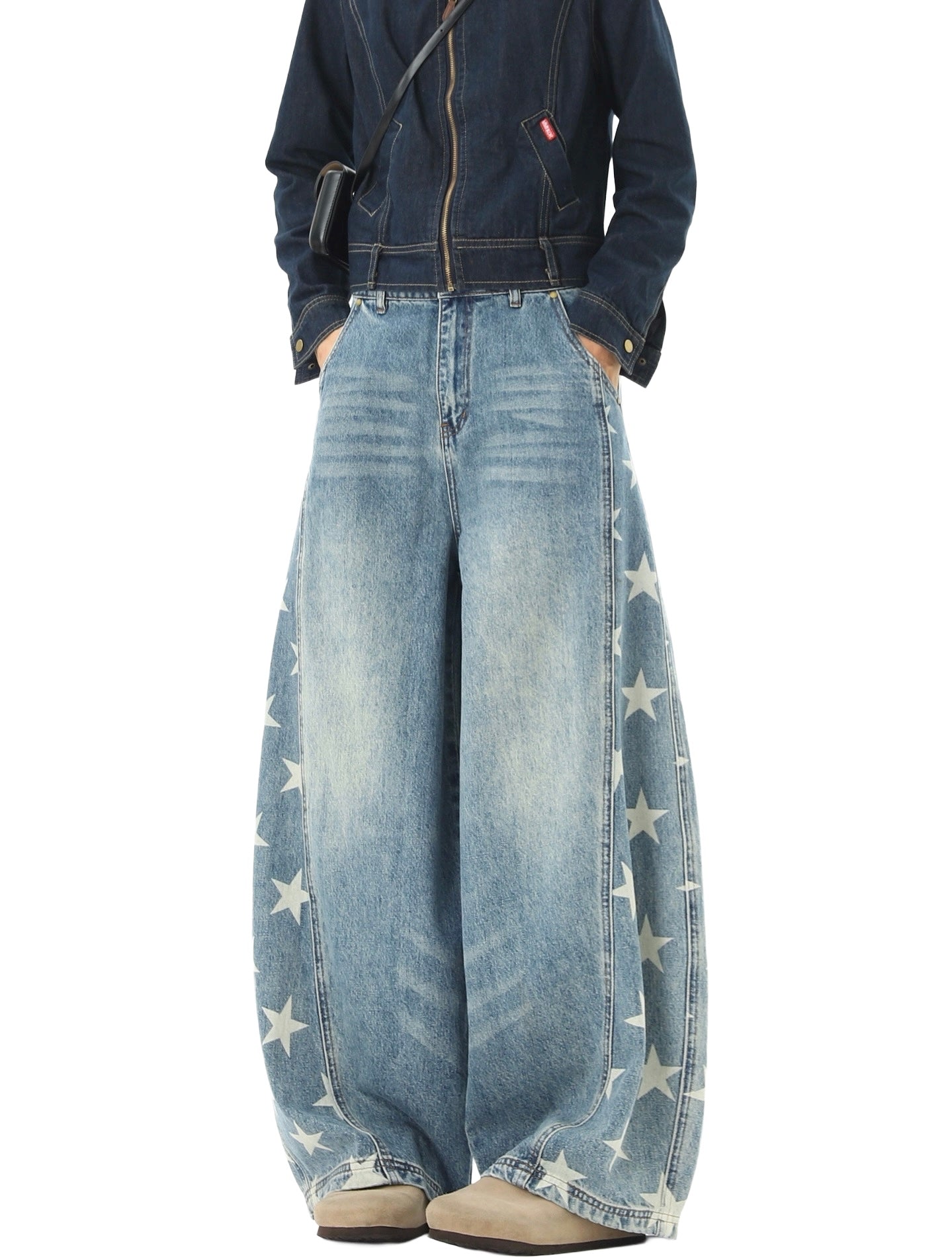 Stellar Wide Leg Jeans | Lightweight Denim, Exaggerated Silhouette 4