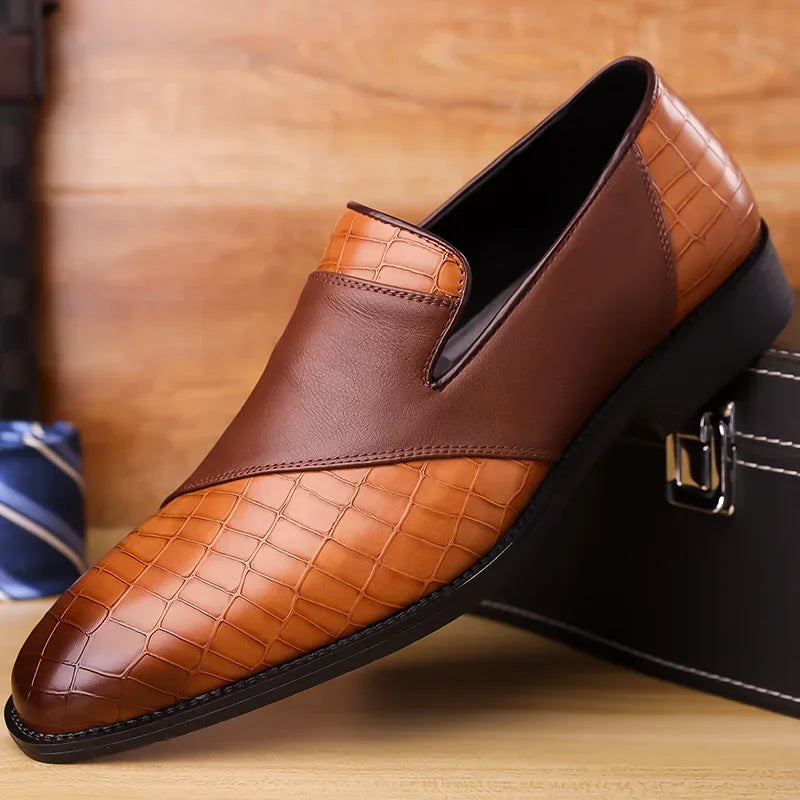 Harlentz Slip-On Loafers | Full-Grain Leather