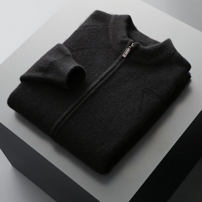 AUSTIN WOOLEN CARDIGAN (Black XS) - | Zavonix