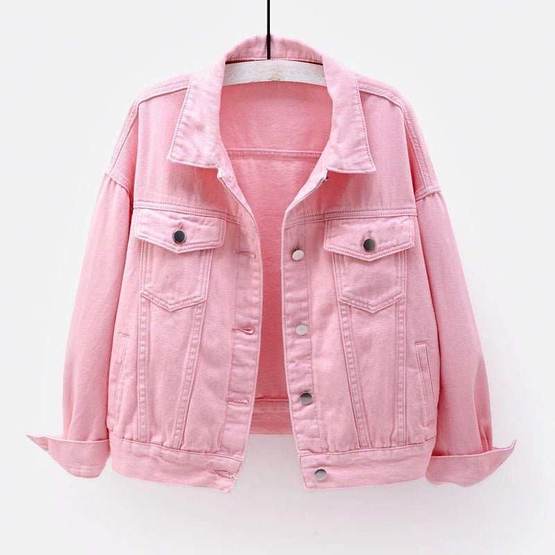 ALENA TWILL JACKET (Pink XS) - | Zavonix