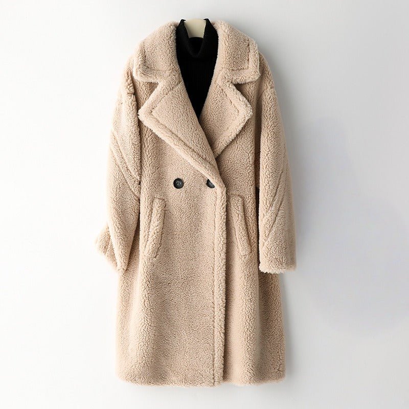 AMELIA WOOL JACKET (Beige XS) - | Zavonix