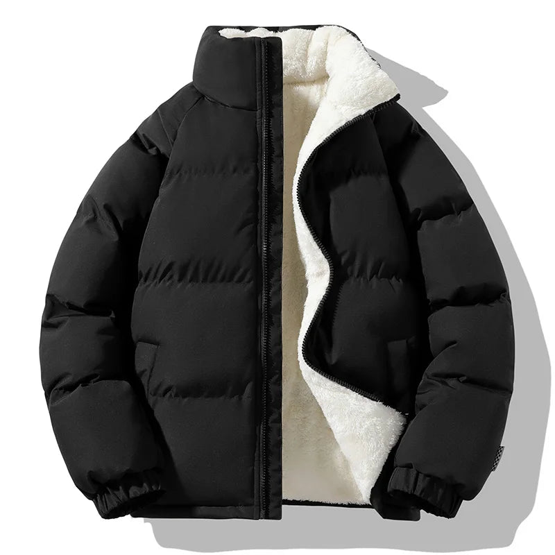 Aventur Men's Fleece Jacket | Quilted Warmth with Soft Fleece Lining (Black S) - Fleece Jackets | Zavonix