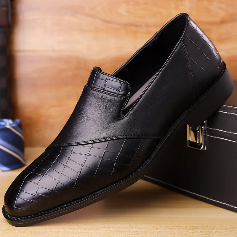 Harlentz Slip-On Loafers | Full-Grain Leather