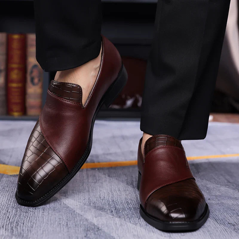 Harlentz Slip-On Loafers | Full-Grain Leather