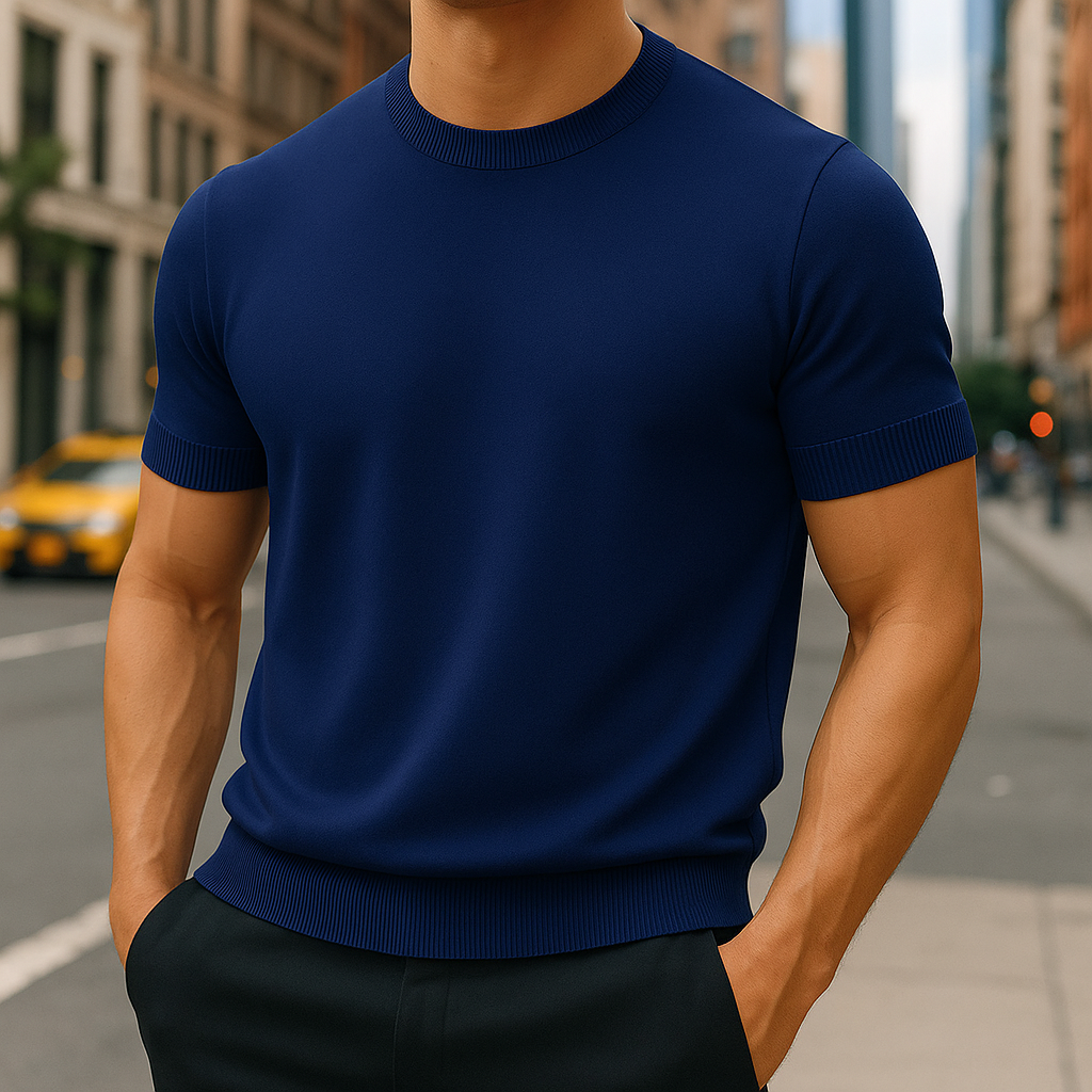 Meri Men's Fitted Tee | Merino Wool Blend