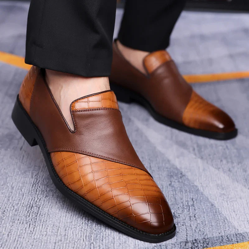 Harlentz Slip-On Loafers | Full-Grain Leather