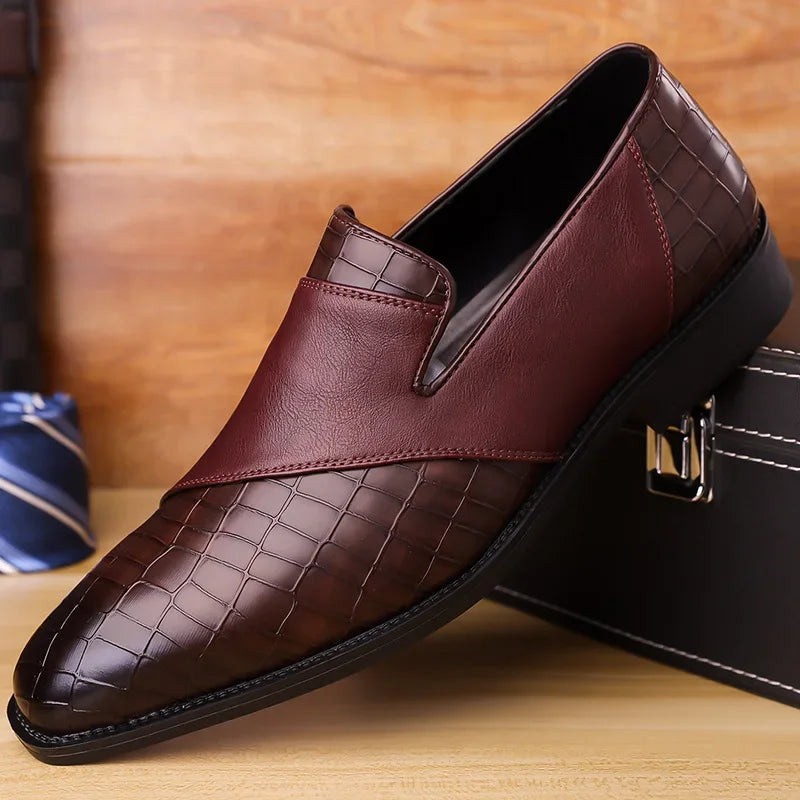 Harlentz Slip-On Loafers | Full-Grain Leather