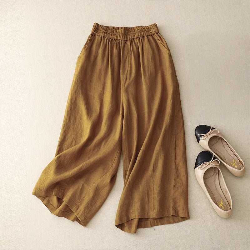 Lioren — Lightweight Linen Wide-Leg Pants for Warm Days