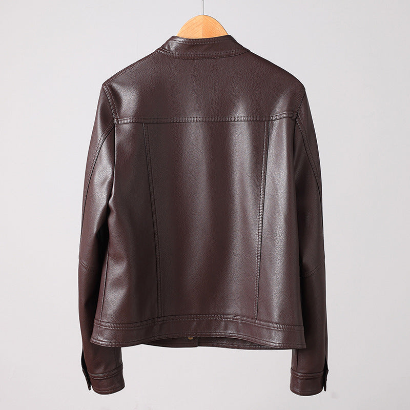SHARON™ LEATHER COAT