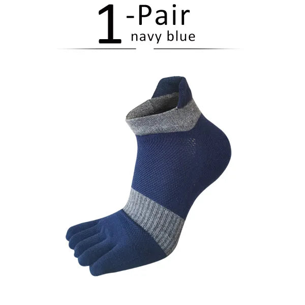 Men’s Toe Socks — Breathable Low-Cut Socks with Toe Separation Design