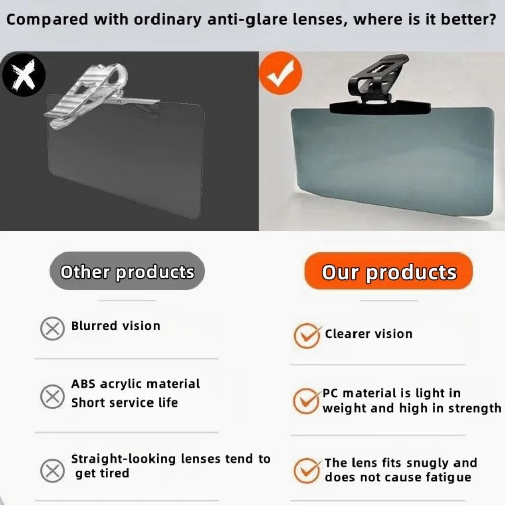 🚗 GlareGuard Pro Car Sun Visor - Zavonix
