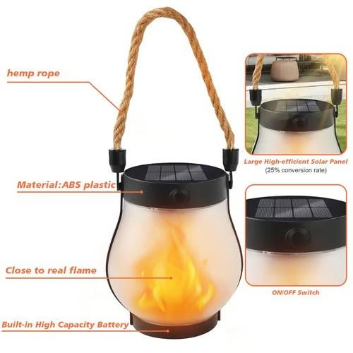 GloFlick – Dancing Flame Solar Light Lanterns (Buy 1 Save 50% ) - | Zavonix