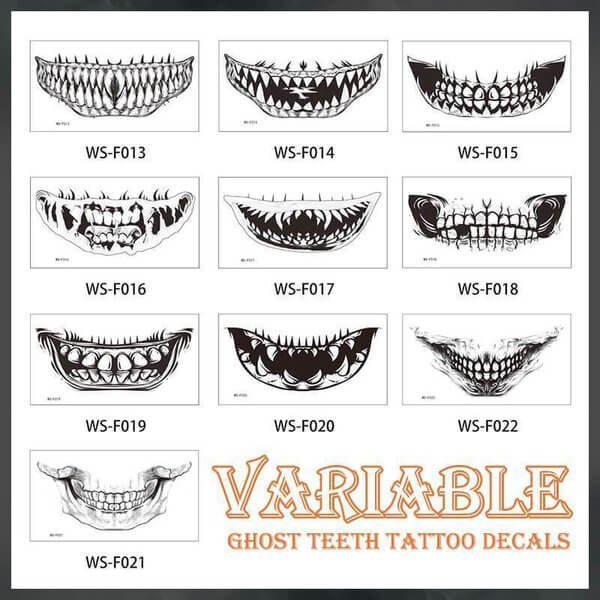 Halloween Body Masterpieces™ — Transform Your Skin into an Unstoppable Attention Magnet (SET A (12 PIECES) ) - | Zavonix