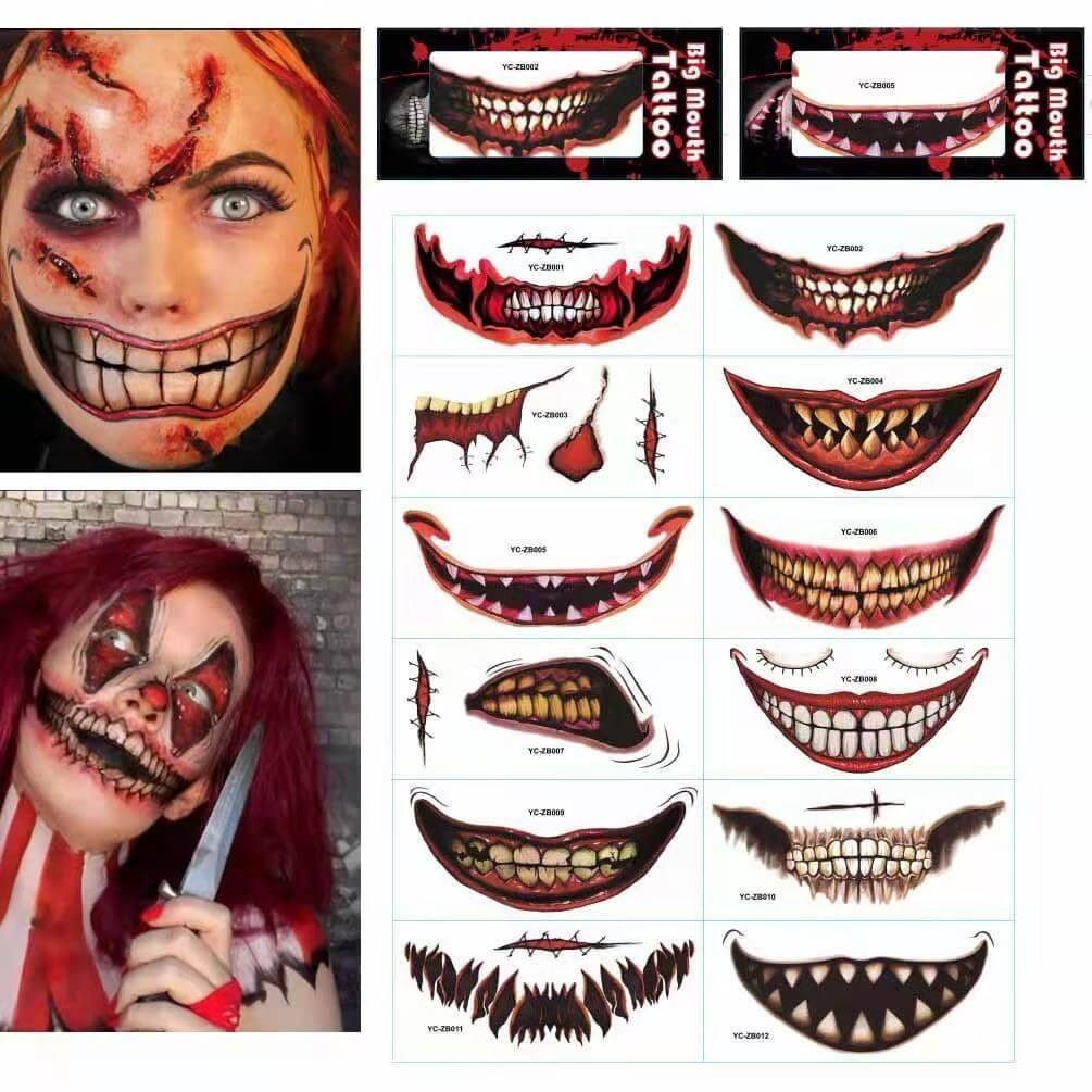 Halloween Body Masterpieces™ — Transform Your Skin into an Unstoppable Attention Magnet (SET J(30 PIECES) ) - | Zavonix