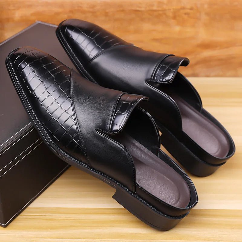 Harestin Leather Loafers (Gray US 6 / EU 38) - | Zavonix
