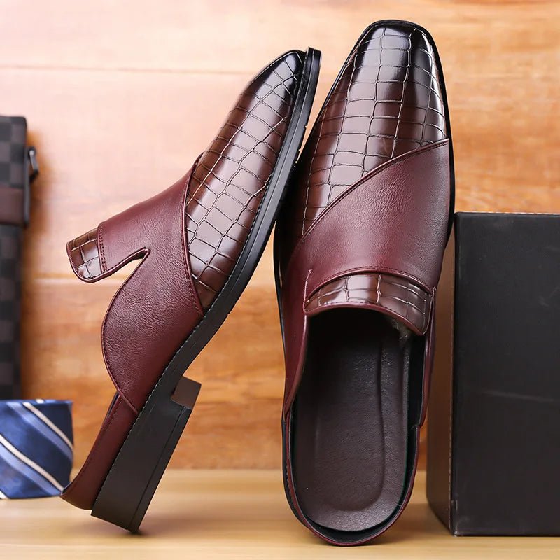 Harestin Leather Loafers (Gray US 6 / EU 38) - | Zavonix