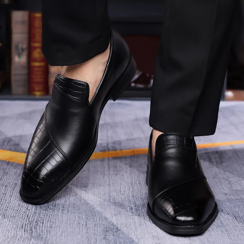 Harestin Leather Loafers (Gray US 6 / EU 38) - | Zavonix