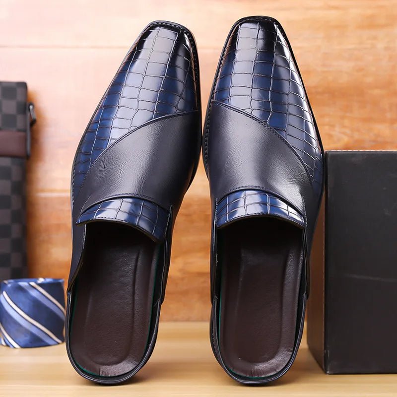 Harestin Leather Loafers (Gray US 6 / EU 38) - | Zavonix