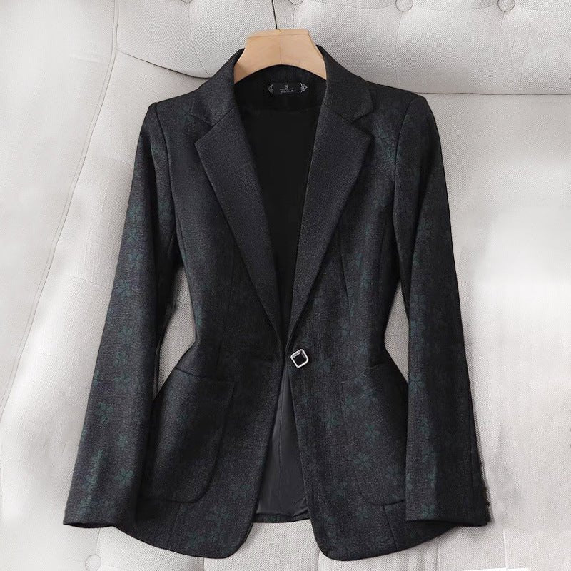 Heritage Grid Blazer™ — Command Every Room with Bold Confidence and Timeless Power (Black XS) - | Zavonix
