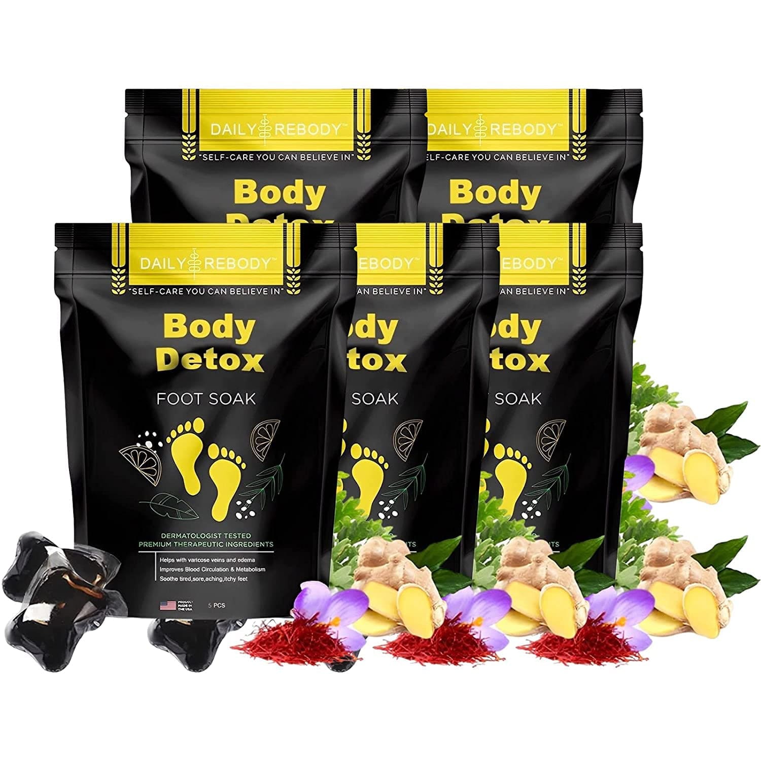 Herbal Purify Cleansing Foot Soak Pellets & Shaping Detox Foot Soak Beads (🚀🚀 FLASH SALE EXTRAVAGANZA 🚀🚀 40 PACKS/200PCS ) - | Zavonix