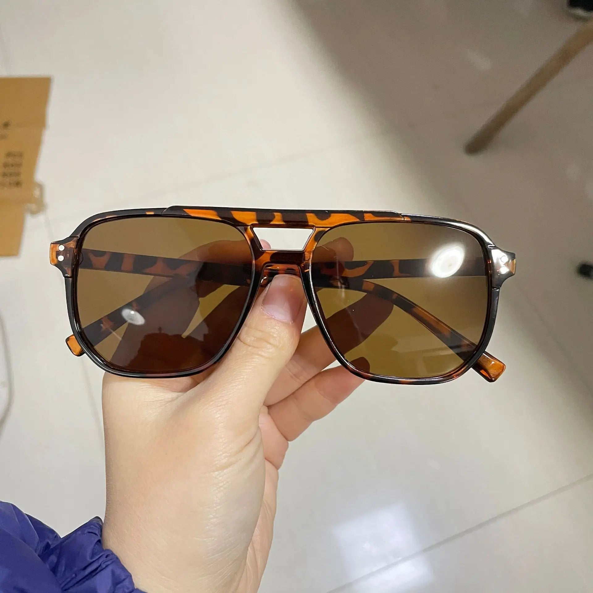 Horizon Aviator Sunglasses (Leopard ) - Sunglasses | Zavonix