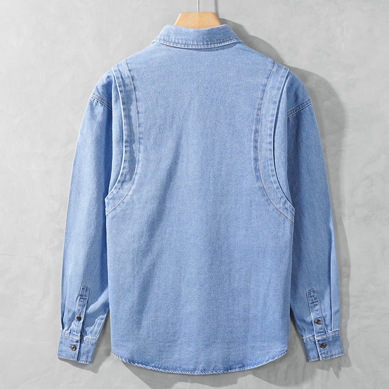 HUGO™ CHAMBRAY SHIRT (Navy Blue XS) - | Zavonix