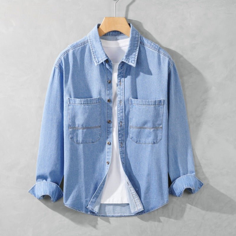 HUGO™ CHAMBRAY SHIRT (Navy Blue XS) - | Zavonix
