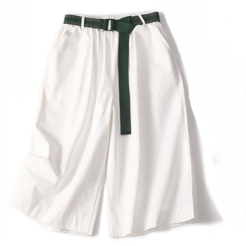 Sera Women's Shorts | Lightweight Linen, Wide-Leg Design