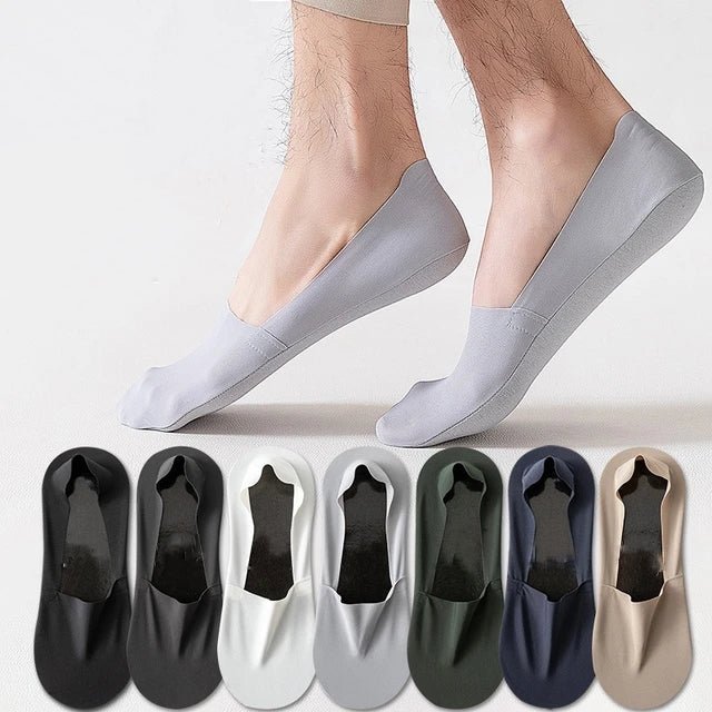Invisible Anti - Slip Socks (White ) - | Zavonix