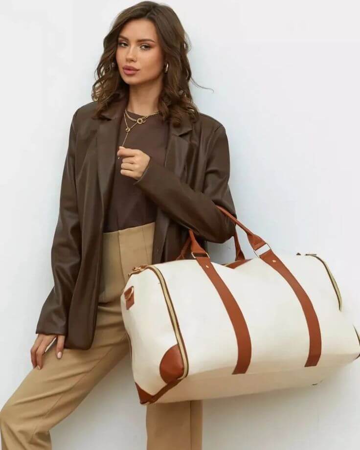 JetFlex™ Cabin Bag — Travel Light, Look Sharp, and Skip Baggage Hassles Forever (White ) - | Zavonix