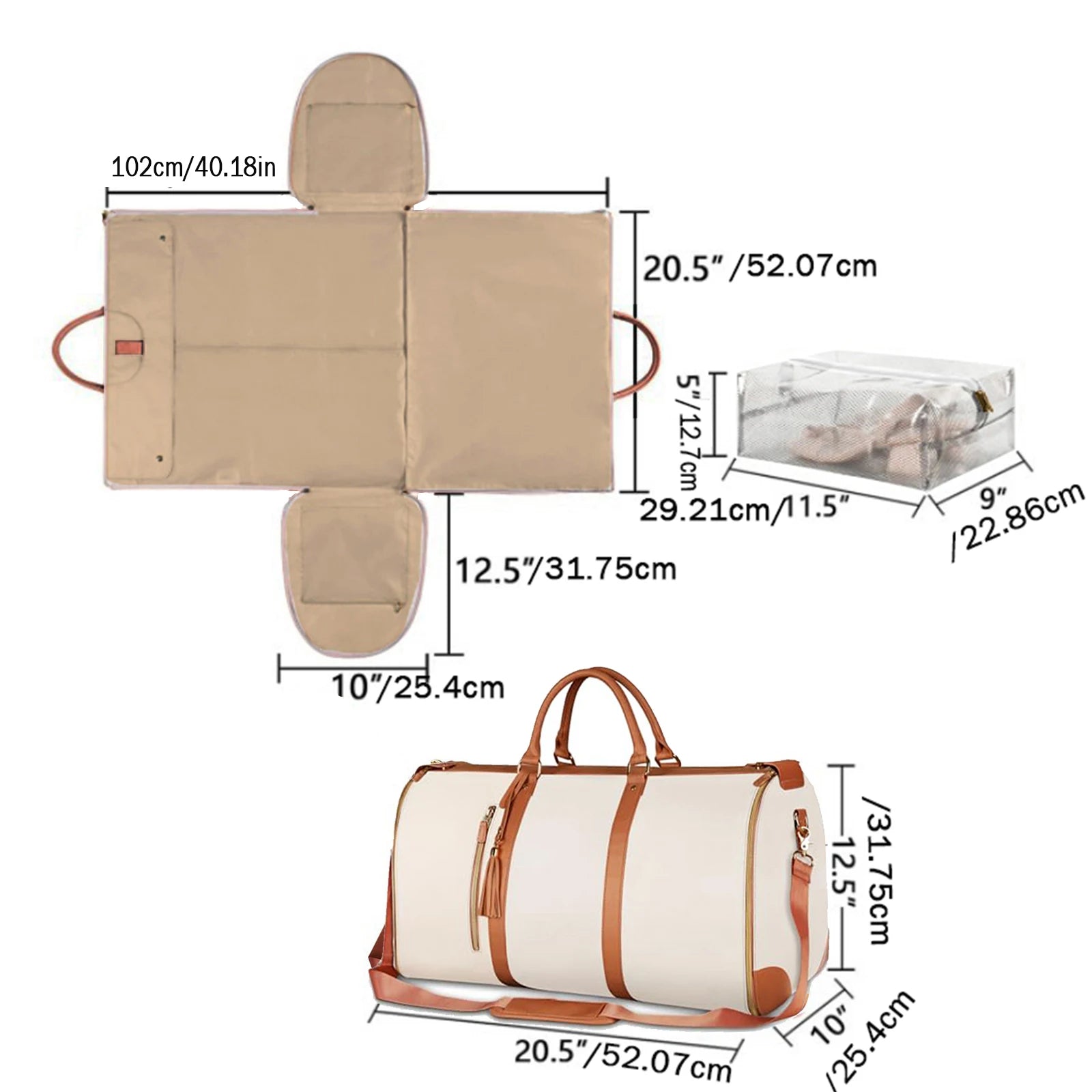 JetFlex™ Cabin Bag — Travel Light, Look Sharp, and Skip Baggage Hassles Forever (White ) - | Zavonix