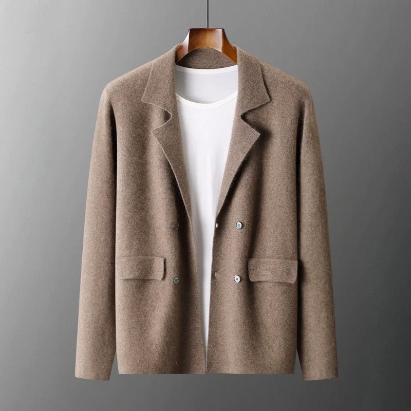 JUDE™ MERINO WOOL CARDIGAN (Brown XS) - | Zavonix