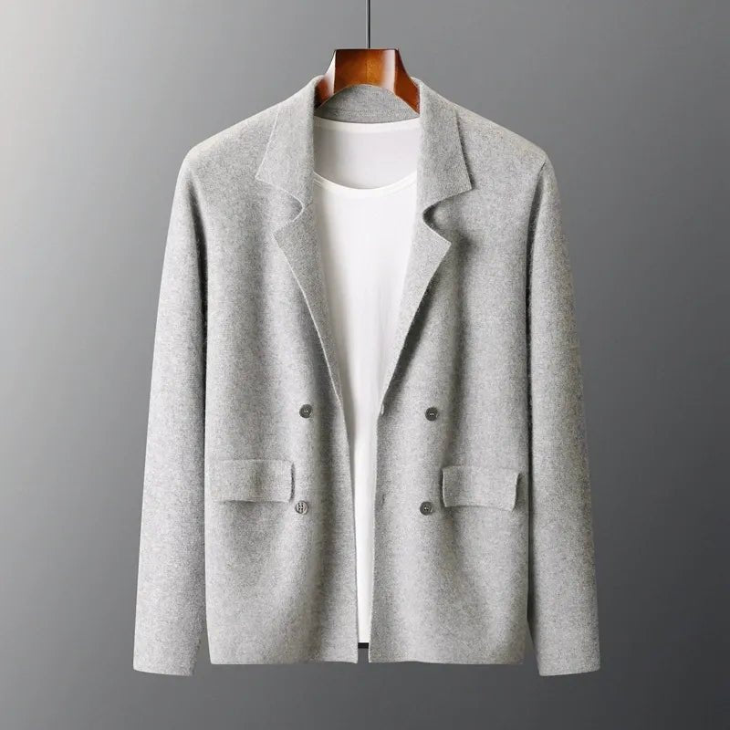 JUDE™ MERINO WOOL CARDIGAN (Gray XS) - | Zavonix