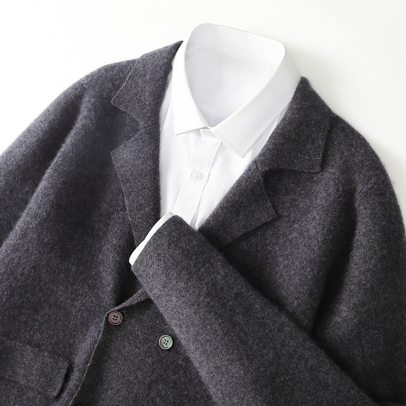 JUDE™ MERINO WOOL CARDIGAN (Gray XS) - | Zavonix