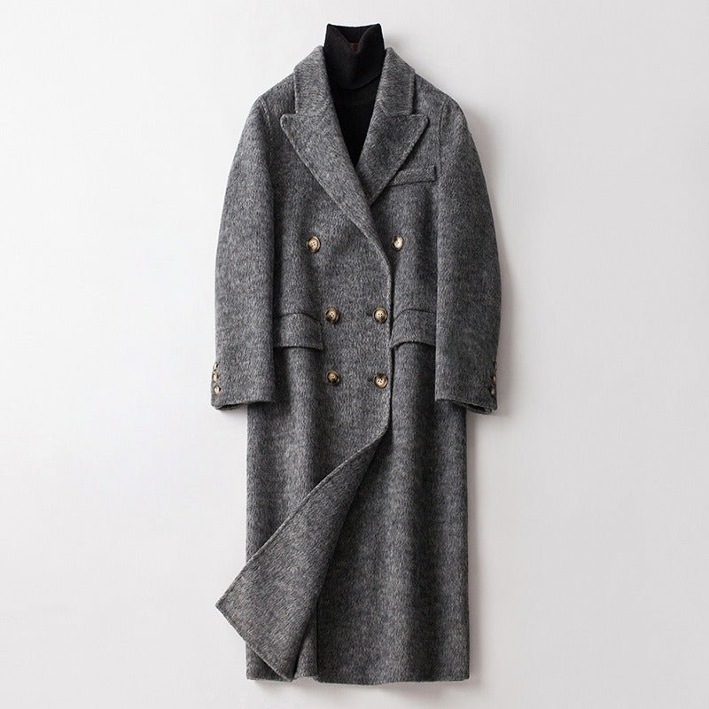 KATY™ CASHMERE BLEND COAT (Charcoal Gray XS) - | Zavonix