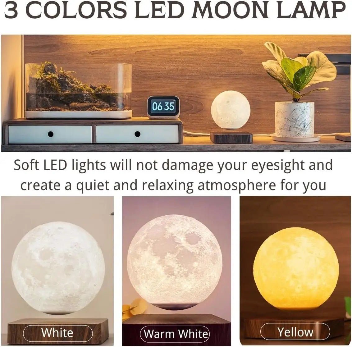 Levitating Moon Lamp - Zavonix